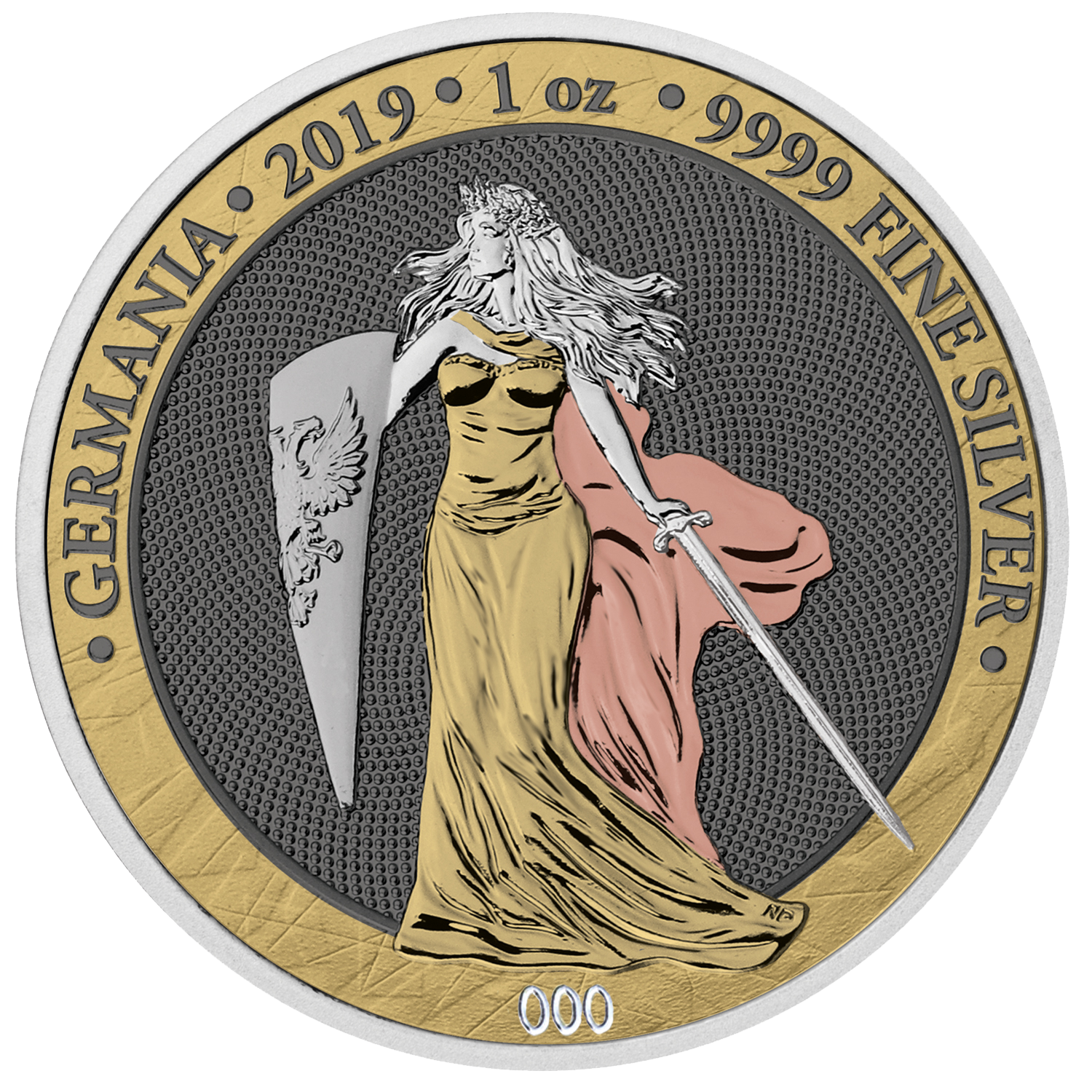 Germania 2019 silver coin Averse