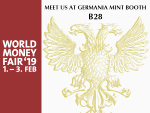 germania two headed eagle world money fair 2019