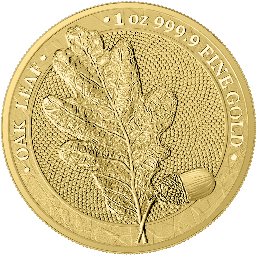 2019 Oak Leaf 1 oz Gold BU