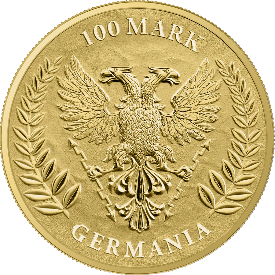 2020 Germania 1 oz Gold BU reverse