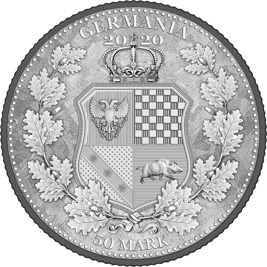 Allegories: Italia & Germania 10 oz Silver BU - Germania Mint Bullion