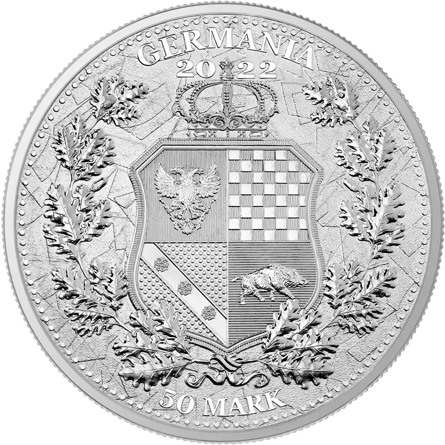 Allegories: Polonia & Germania 10 oz Silver BU reverse
