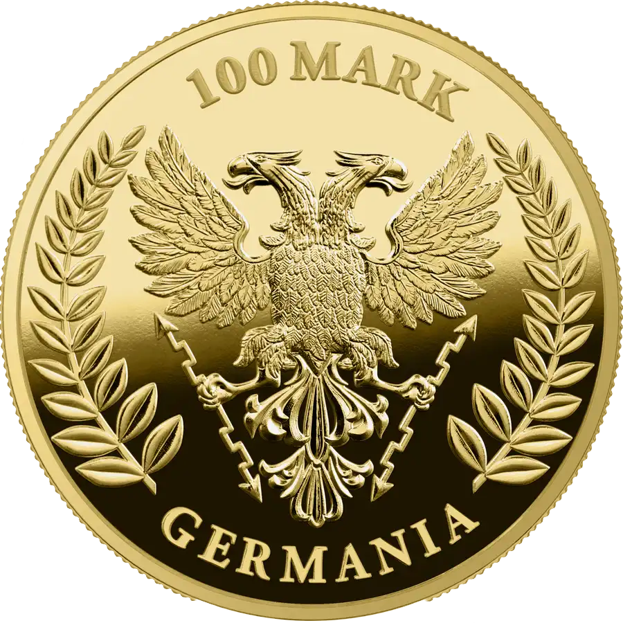 2023 Germania 1 oz Gold Proof reverse