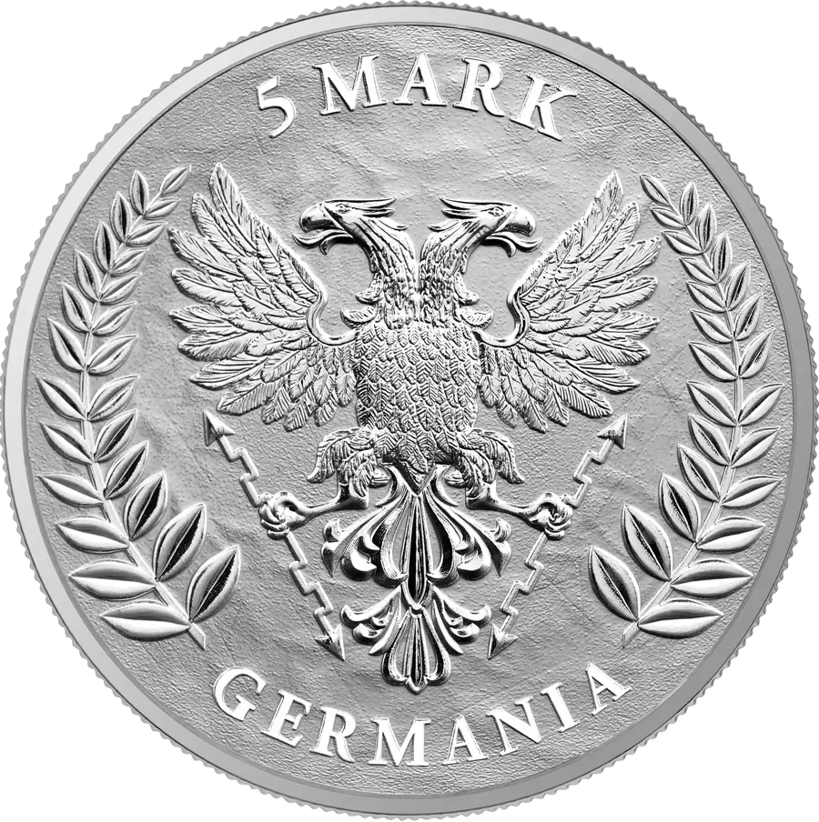 2023 Germania 1 oz Silver BU reverse
