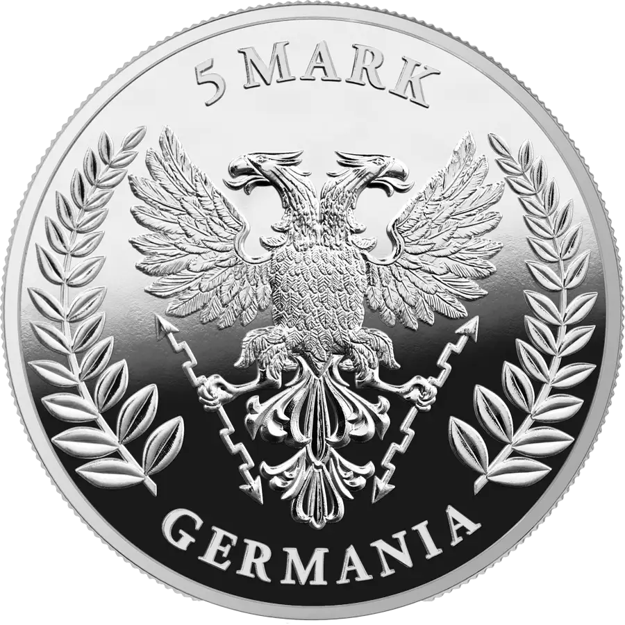 2023 Germania 1 oz Silver Proof reverse