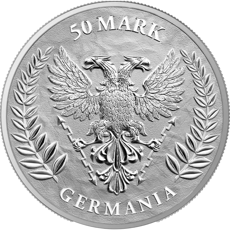 2023 Germania 10 oz Silver BU reverse