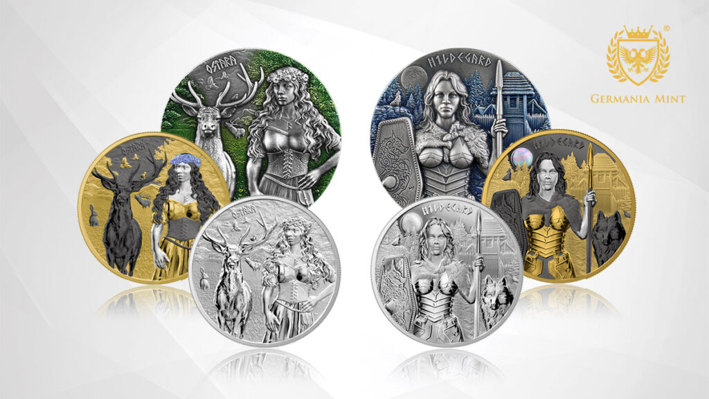 Valkyries silver coins set