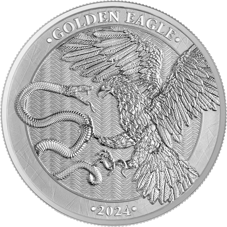 2024 Malta Golden Eagle 5 Euro 1 oz Silver BU