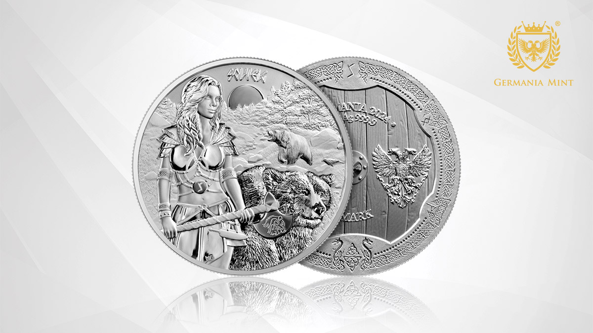 2024 ゲルマニア スコール銀貨　1オンス BU 2024 Germania 1 oz Silver BU - Germania Mint