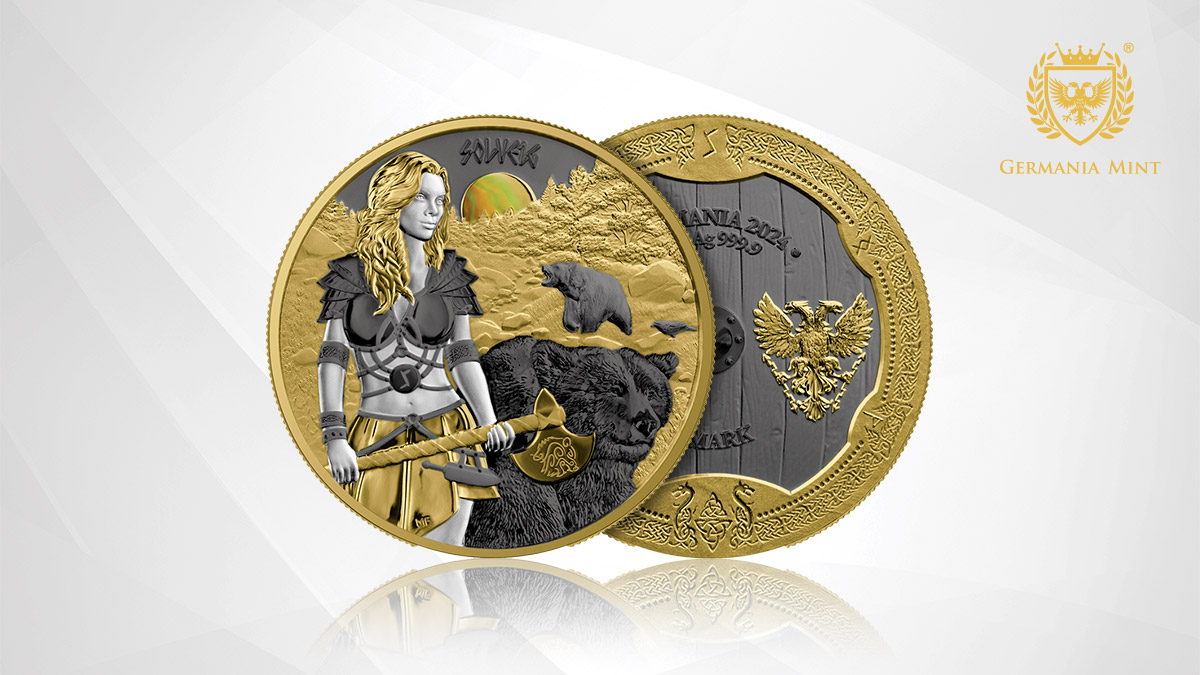 2024 Valkyries: Solveig Valhalla 1 oz Silver BU - Germania Mint