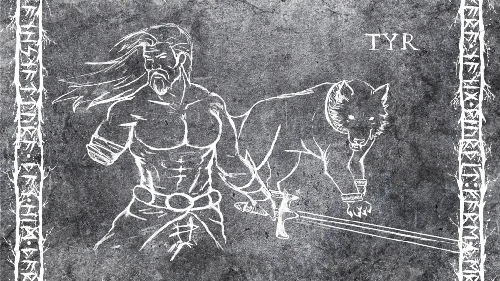 Tyr is the god of justice and war, the patron of warriors and mythical heroes.