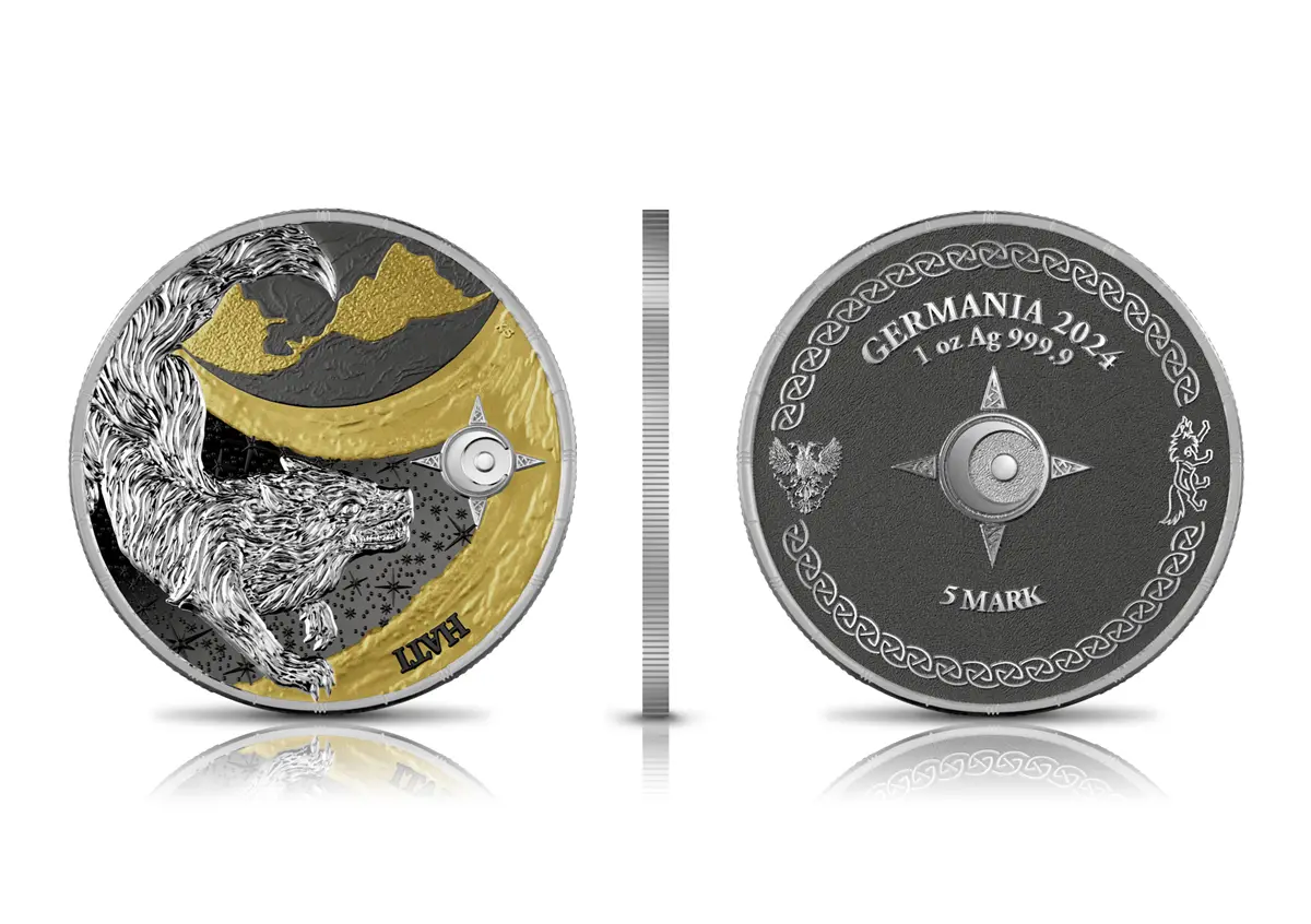 2024 Ragnarök: Sköll & Hati Geminus 2×1 oz Silver BU reverse