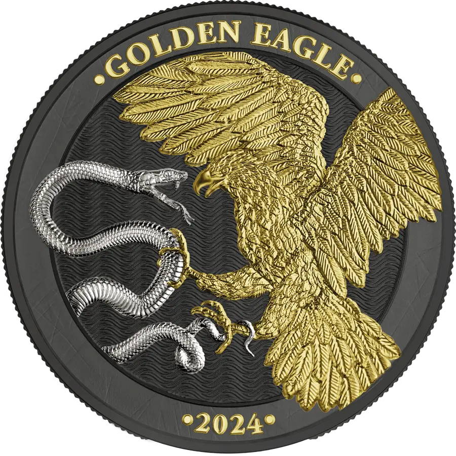 2024 Malta Golden Eagle 5 Euro 1 oz Silver BU – Limited Edition obverse