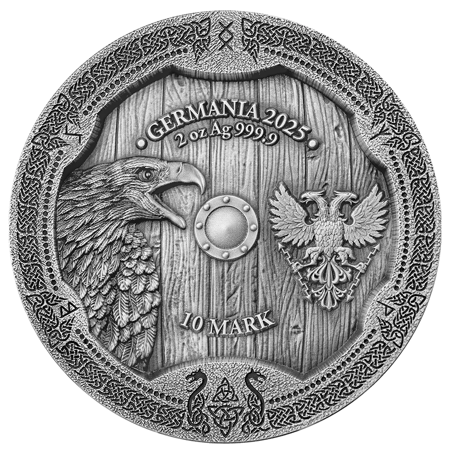 2025 Valkyries: Arnhild 2 oz Silver BU Ultra High Relief reverse