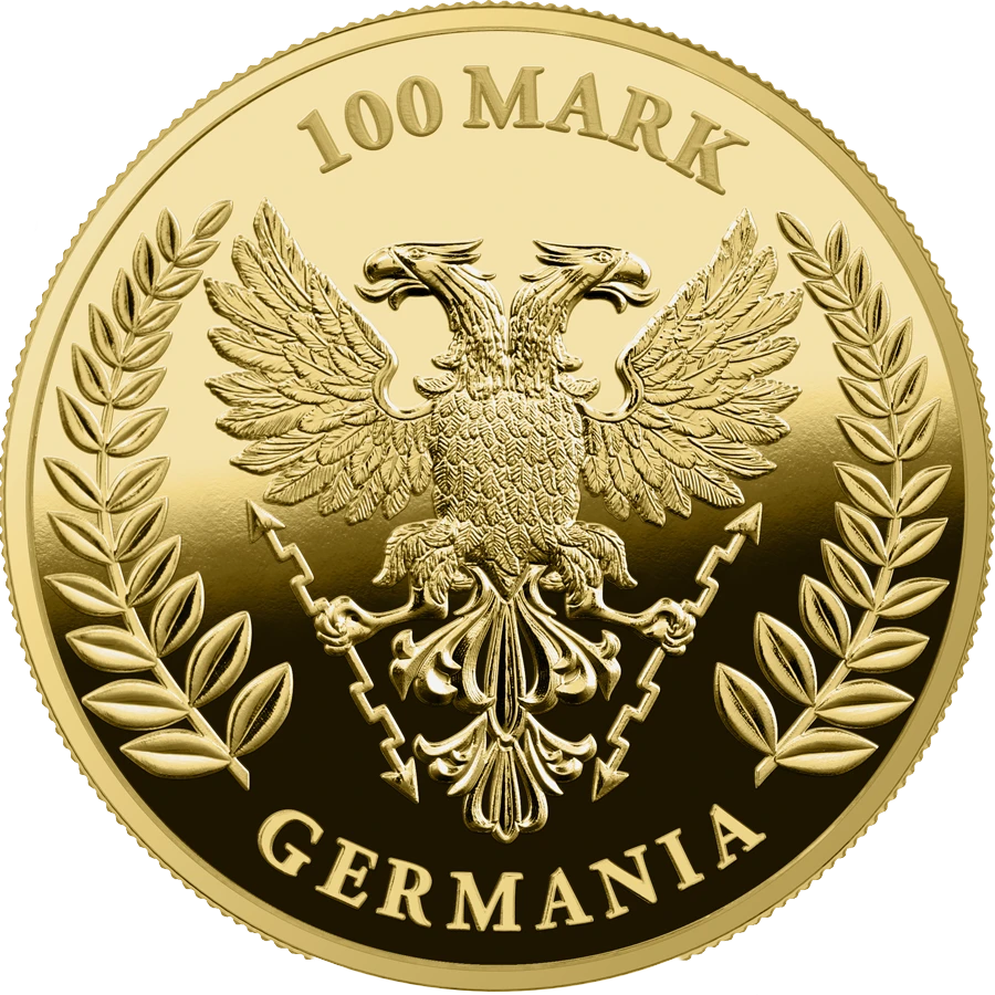 2025 Germania 1 oz Gold Proof reverse