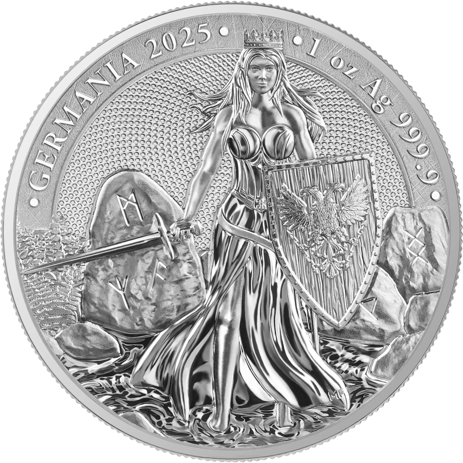 2025 Germania 1 oz Silver BU obverse