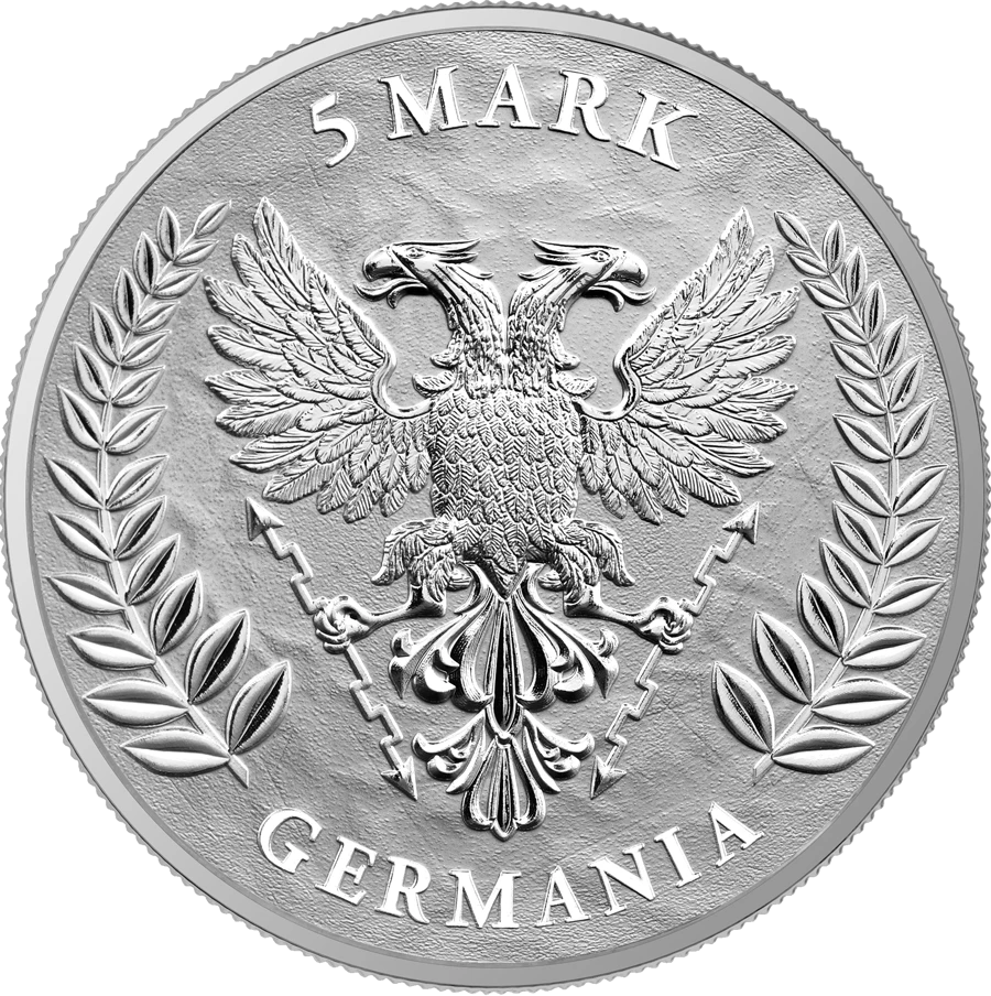 2025 Germania 1 oz Silver BU reverse