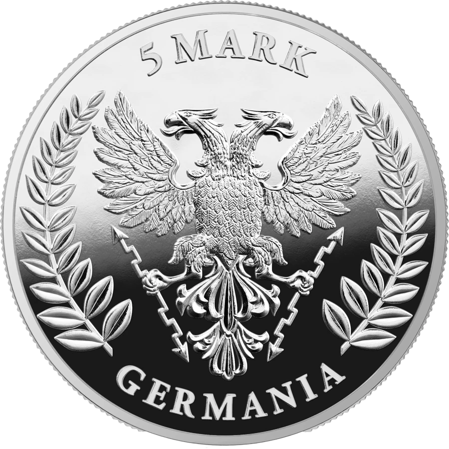 2025 Germania 1 oz Silver Proof reverse