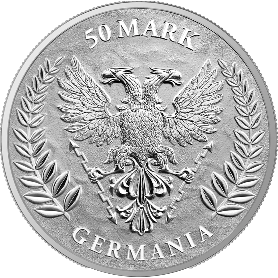 2025 Germania 10 oz Silver BU reverse